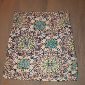 3/$15 Charlotte Russe Bodycon Mini Skirt with Floral Pattern